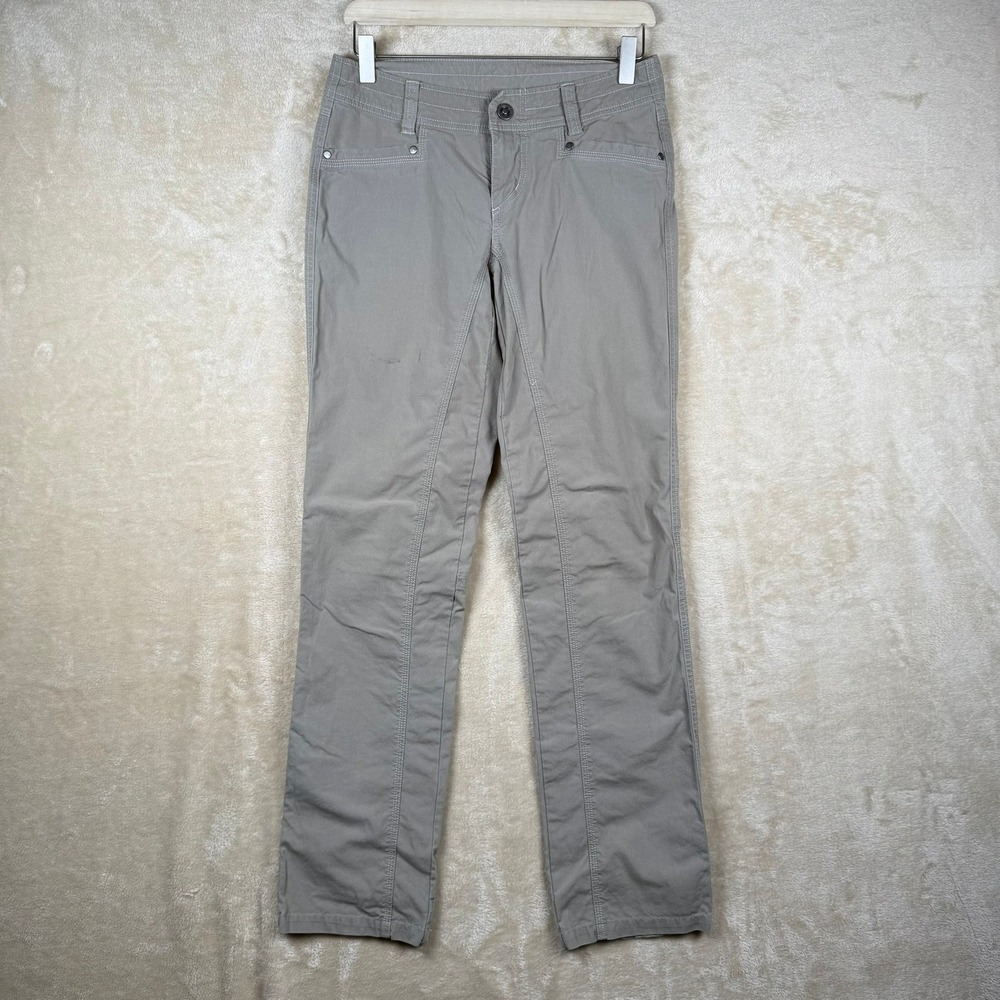 Kuhl Women's Hiking Pants Size 4 Light‎ Gray Outdoor Lightweight Comfortable